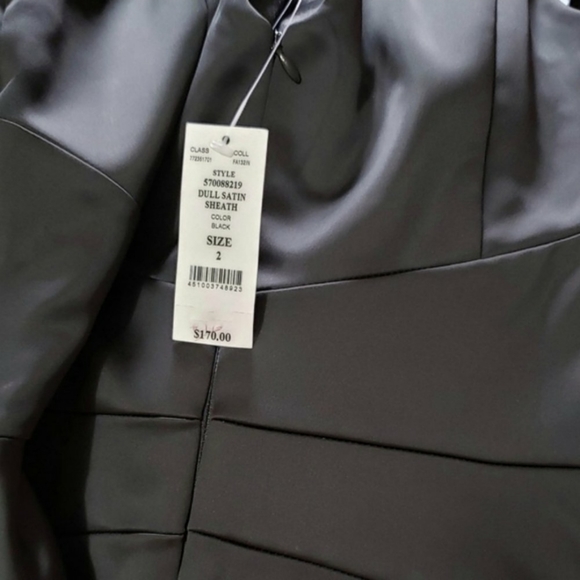 WHBM Satin Sheath Dress Sz 2 NWT - Picture 6 of 6